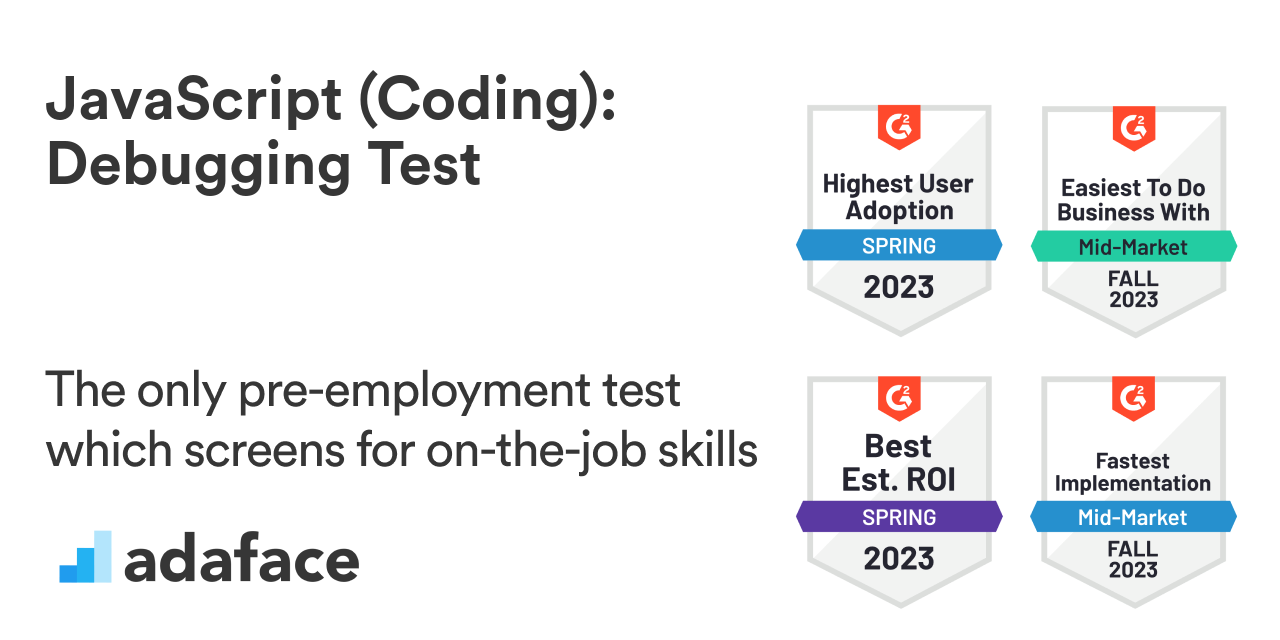 JavaScript Debugging Test - Evaluate Code Troubleshooting Skills
