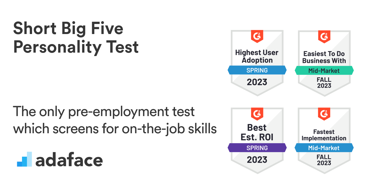 Short Big Five Personality Test | Assess Key Personality Traits